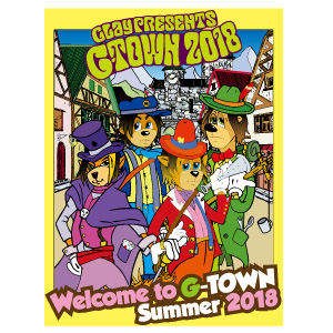 glay tシャツ ブルー mサイズ glay presents g-town 池袋ストーリア店コラボグッズ